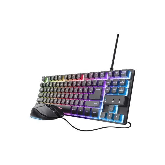 TRUST GXT798 2-IN-1 SET BLACK - Conjunto Versátil e Funcional na loja BluePixel.pt