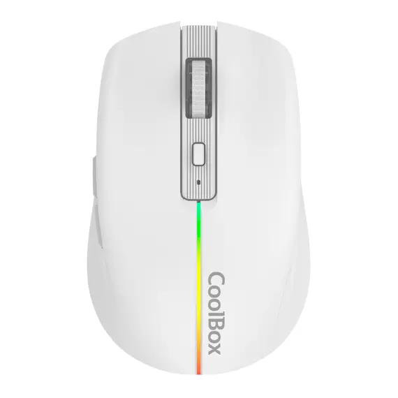 Rato Wireless COOLBOX W01 1600 DPI Branco - Periférico de Computador | bluepixel.pt