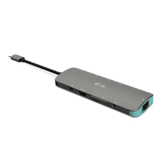 I-TEC USB C Metal Nano Docking Station com HDMI 4K, Leitores de Cartões, LAN, Áudio e Múltiplas Portas USB - Loja BluePixel