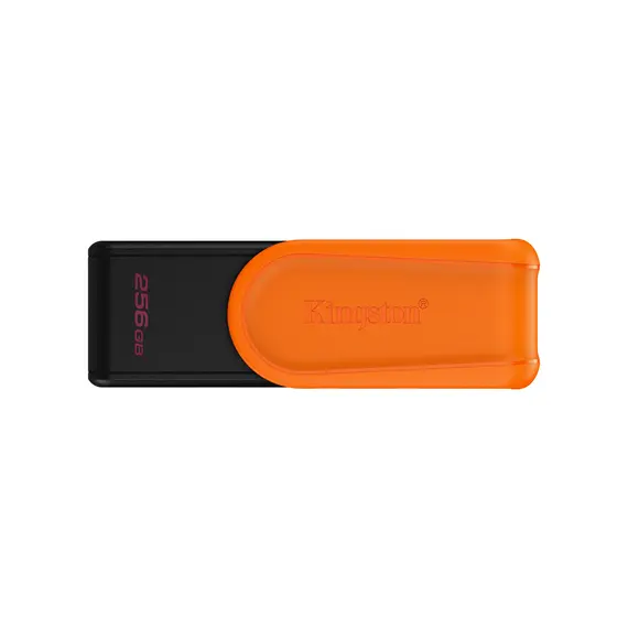 Pen USB Kingston 256GB DataTraveler Exodia S USB 3.2 Gen 1 Preto/Laranja - Armazenamento Portátil Rápido