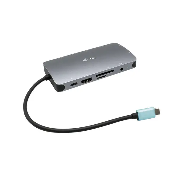 I-TEC USB-C Metal Nano Dock com HDMI, VGA, SD, LAN, Áudio, USB 3.1 e Power Delivery | Loja BluePixel