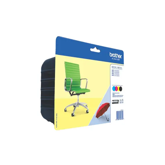 Pack de 4 Cartuchos de Tinta XL Brother LC229XLVALBP para Impressoras MFC-J5320DW, J5620DW e J5720DW | BluePixel.pt