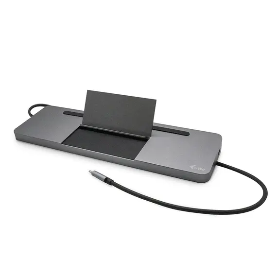 Hub USB-C I-TEC Metal 4K com múltiplas portas para expandir a conectividade do seu portátil