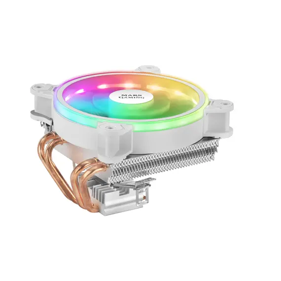 Cooler CPU MARS GAMING MCPU220 ARGB 12cm PWM, 4 Heatpipes, 140W, Branco | Loja BluePixel.pt