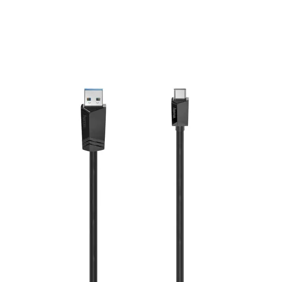 Cabo USB Type-C para USB-A HAMA 3.2 Gen 1, 5 Gbit/s, 1,50 m - Modelo 200652