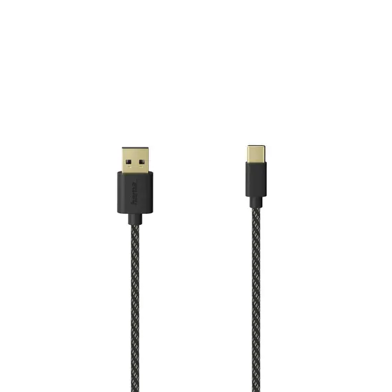 HAMA USB-C MESH CABLE 1,50M - Cabo resistente para carregamento e dados na bluepixel.pt