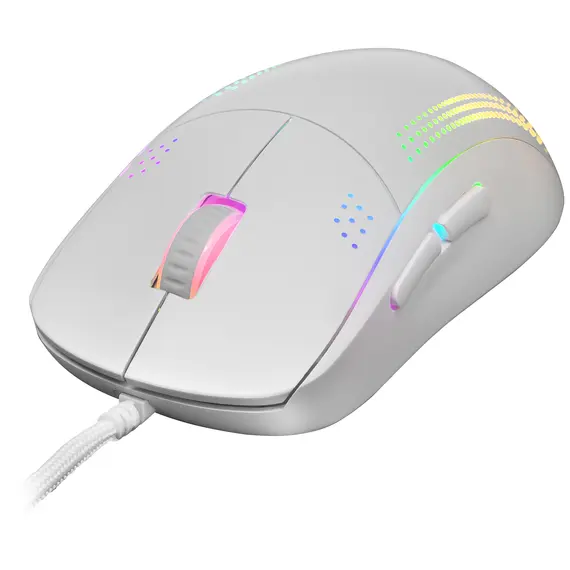 Rato Gaming MARS GAMING MMPRO Ultraleve 32.000 DPI RGB Branco | Loja BluePixel
