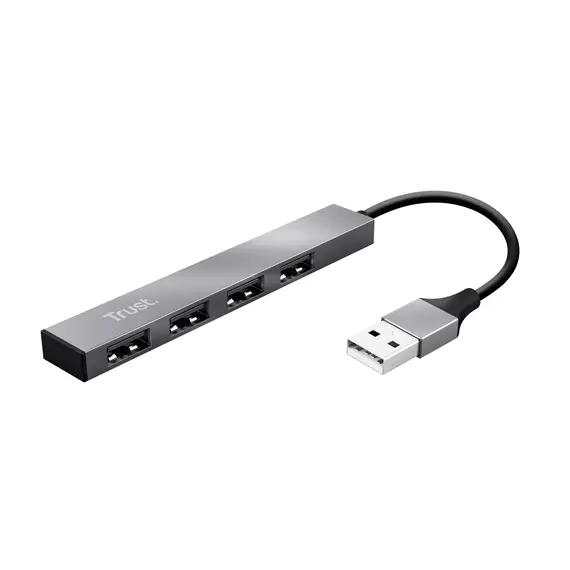 Trust HALYX 4-PORT MINI USB HUB - Expansão de portas USB compacta e fiável para o seu computador