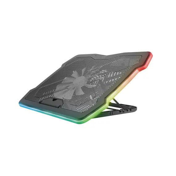 Trust GXT 1126 Aura - Secretária de Arrefecimento para Laptop com Iluminação Multicolorida | bluepixel.pt
