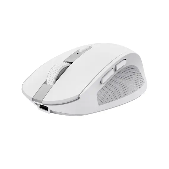 Trust OZAA Wireless Mouse Branco - Rato Sem Fios de Alta Precisão para Conforto e Eficiência