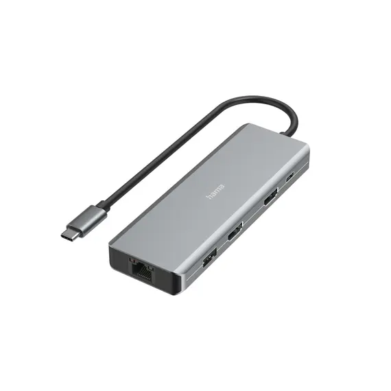 HAMA USB-C Hub Multiport 9 Portas - Expansão de Conectividade para o Seu Dispositivo