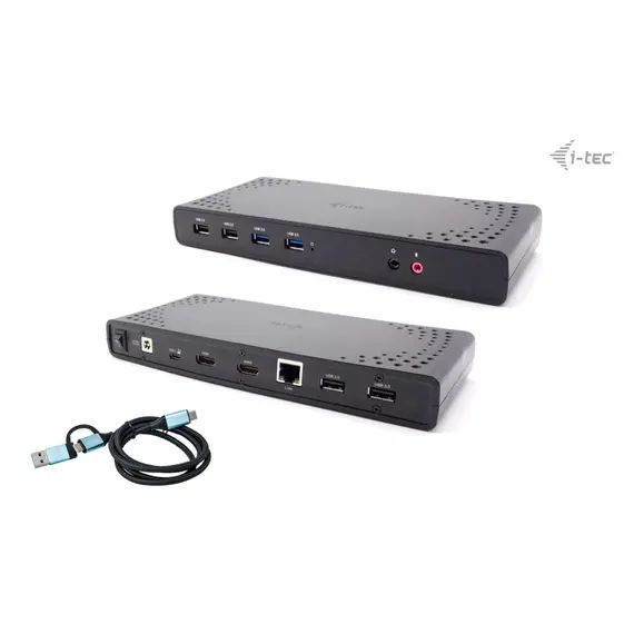 Estação de Ancoragem I-TEC USB 3.0/USB-C/Thunderbolt com HDMI, Ethernet e Carregamento PD 85W
