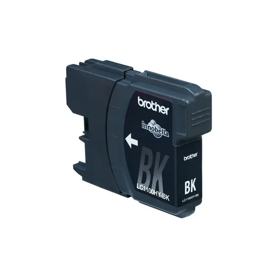 Tinteiro Brother LC1100HYBK Preto 19ml 900 Pág.