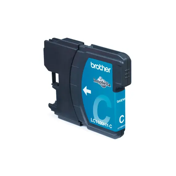 Tinteiro Brother LC1100HYC Azul 10,1ml 750 Pág.
