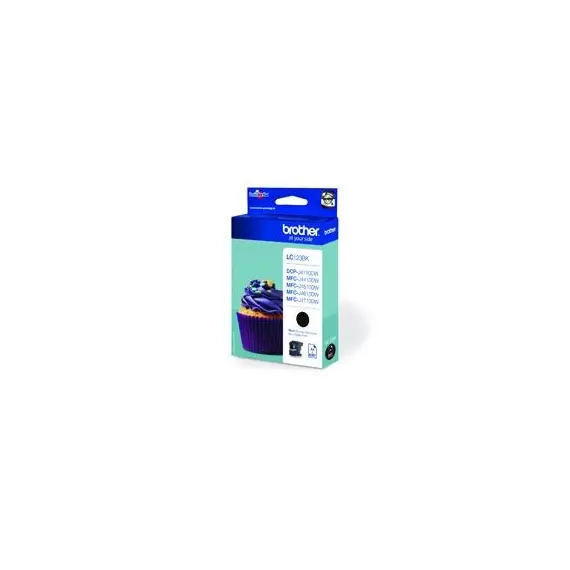 Tinteiro Brother LC123BK Preto 13,4ml 600 Pág.