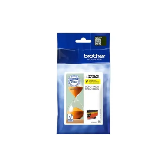 Tinteiro Brother LC3235XLY Amarelo 5000 Pág.