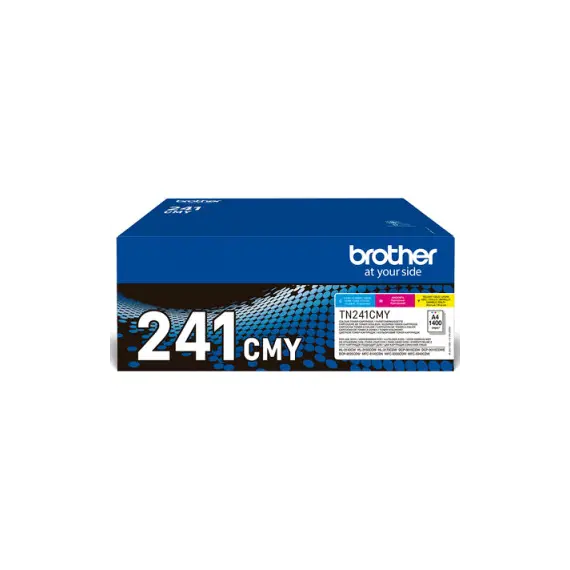 Pack Toners Brother TN-241CMY 3 Cores 4200 Pág.