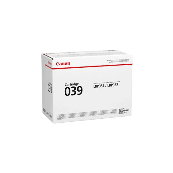 Toner Canon 039 Preto 0287C001 11000 Pág.