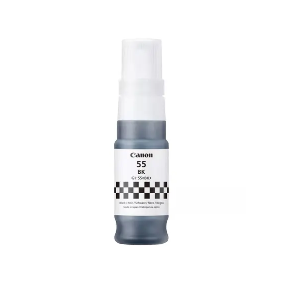 Tinteiro Canon GI-55BK Preto 6292C001 70ml 3000 Pág.