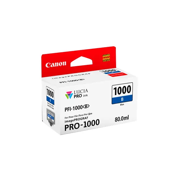 Tinteiro Canon PFI-1000 Azul 0555C001 80ml
