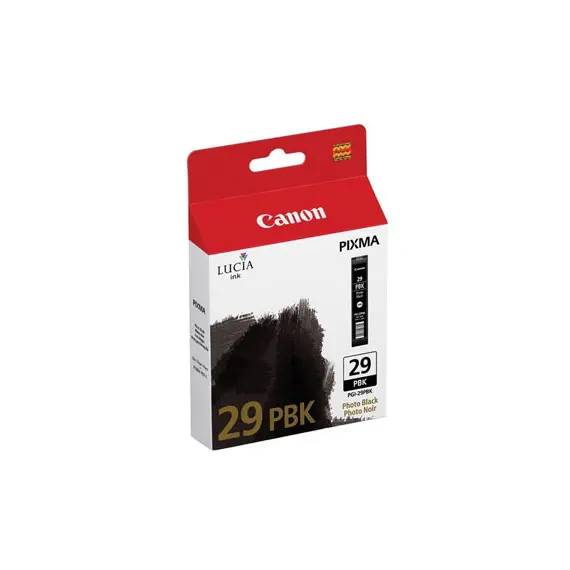 Tinteiro Canon 29 Preto Foto 4869B001 36ml 1300 Pág.