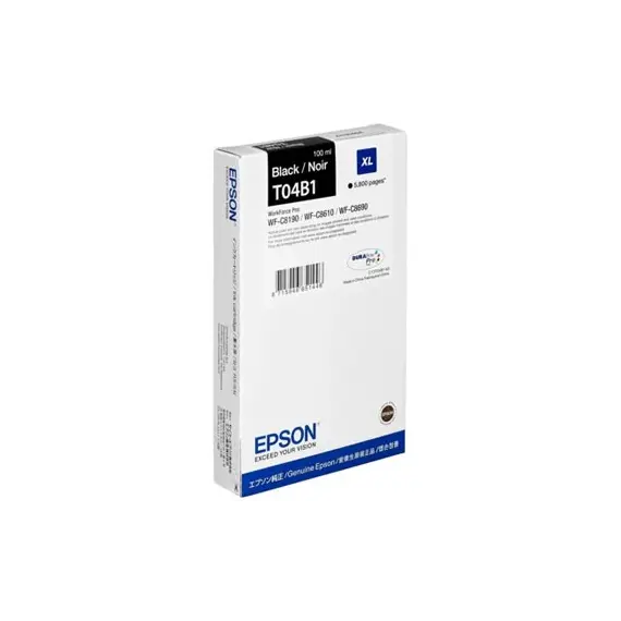 Tinteiro Epson T04B1 Preto C13T04B140 XL 5800 Pág.