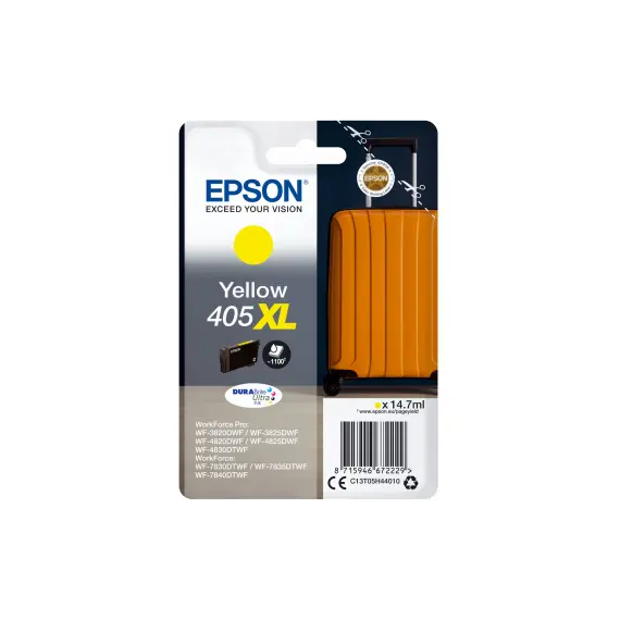 Tinteiro Epson 405XL Amarelo C13T05H44010 14,7ml 1100 Pág.