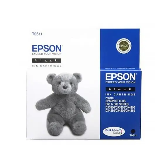 Tinteiro Epson T0611 Preto C13T06114020 8ml