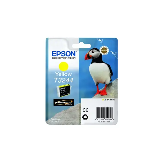 Tinteiro Epson T3244 Amarelo C13T32444010 14ml 980 Pág.