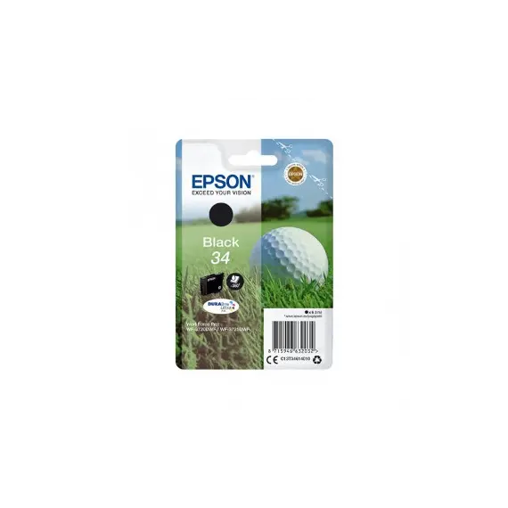 Tinteiro Epson 34 Preto C13T34614010 6,1ml 350 Pág.