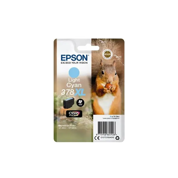 Tinteiro Epson 378XL Azul Claro Foto C13T37954010 10,3ml