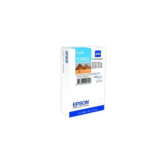 Tinteiro Epson T7012 Azul C13T70124010 34,2ml 3400 Pág.