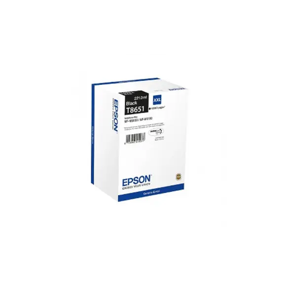 Tinteiro Epson T8651 Preto C13T865140 221ml 10000 Pág.