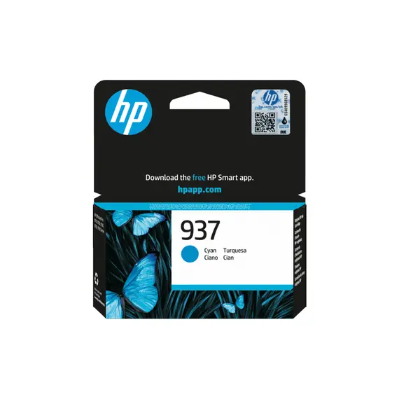 Tinteiro HP 937 Azul 4S6W2N 800 Pág.