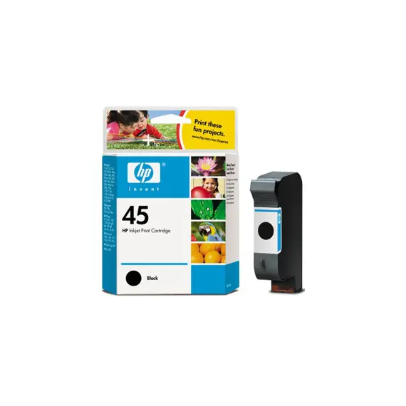 Tinteiro HP 45 Preto 51645A 42ml 930 Pág.