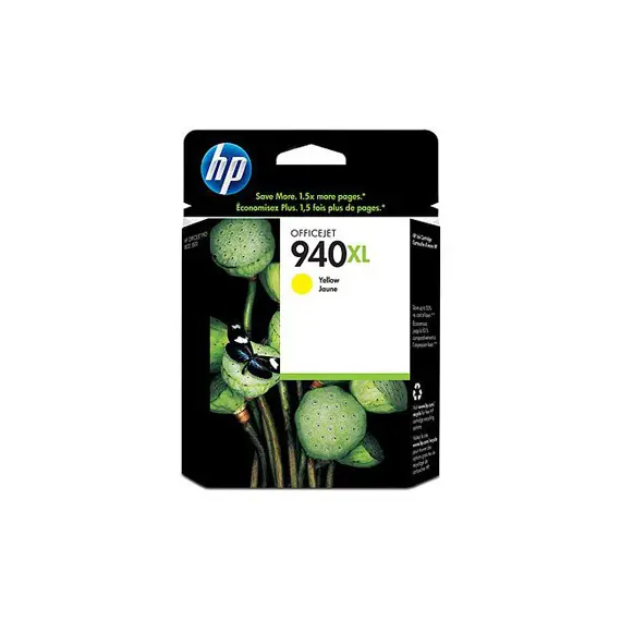Tinteiro HP 940XL Amarelo C4909A 19,5ml 1400 Pág.