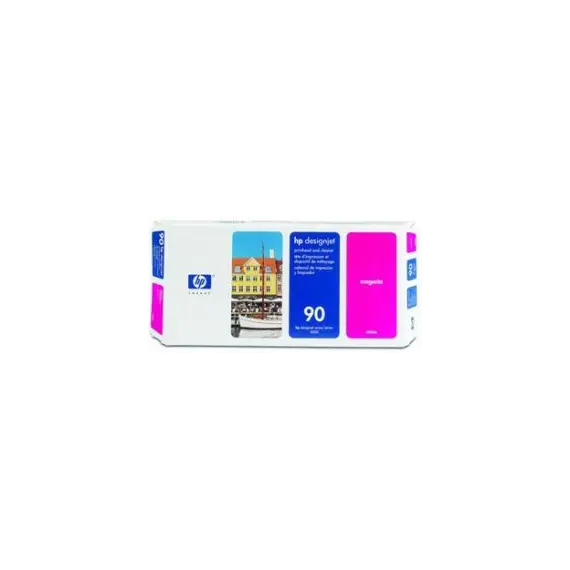 Cabeça Impressão + Kit Limpeza HP 90 Magenta C5056A 400ml