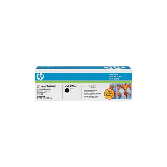 Pack Toners HP 304A Preto CC530AD 3500 Pág. 2un