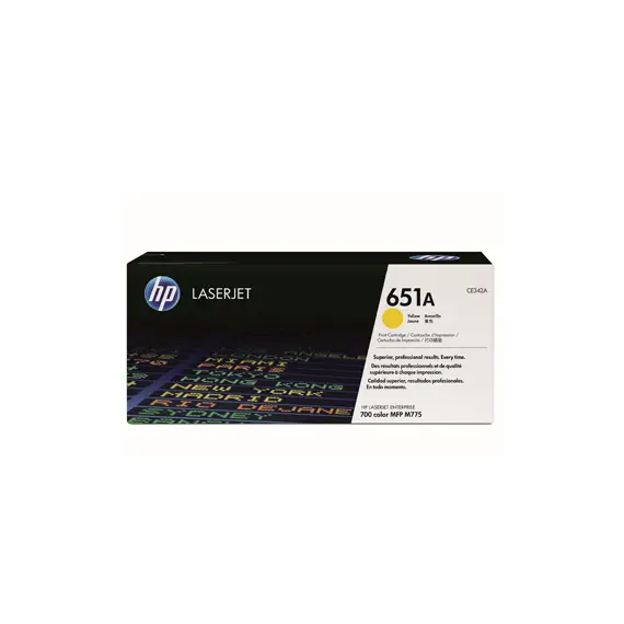 Toner HP 651A Amarelo CE342A 16000 Pág.