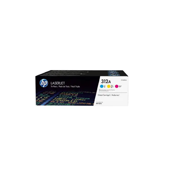 Pack Toners HP 312A 3 Cores CF440AM 2700 Pág.