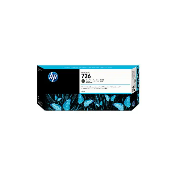 Tinteiro HP 726 Preto Matte CH575A 300ml