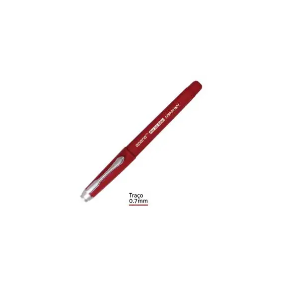 Marcador Roller Epene EP09-0056PJ 0,7mm Vermelho 1un