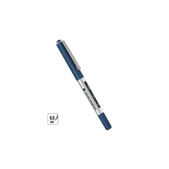 Marcador Roller EK Liquid Master 0,5mm Preto 12un