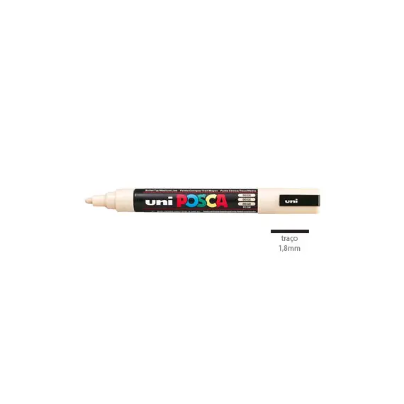 Marcador Uniball Posca PC-5M 1,8mm Bege (45) 1un