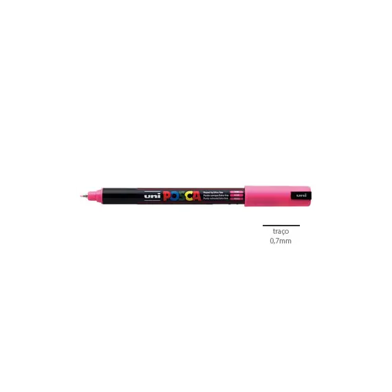 Marcador Uniball Posca PC-1MR 0,7mm Rosa (13) 1un