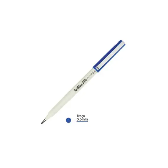 Marcador Médio Artline 210 0,6mm Azul 1un