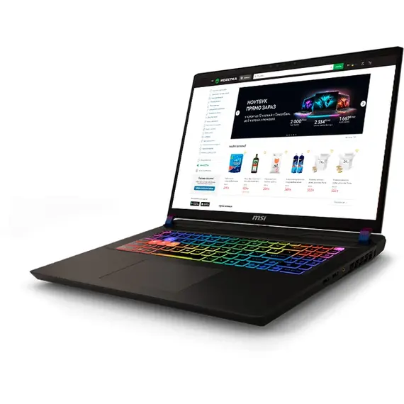 MSI Vector A16 HX A8WHG AMD Ryzen 7 8840HX 16INCH FHD 2x16GB 1TB SSD NVIDIA GeForce RTX5070 Ti NoOS 3Y