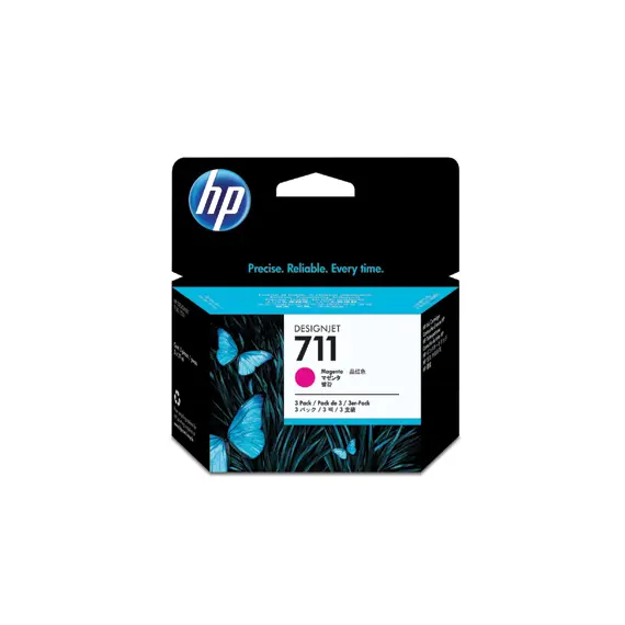 Pack Tinteiros HP 711 Magenta CZ135A 29ml 3un