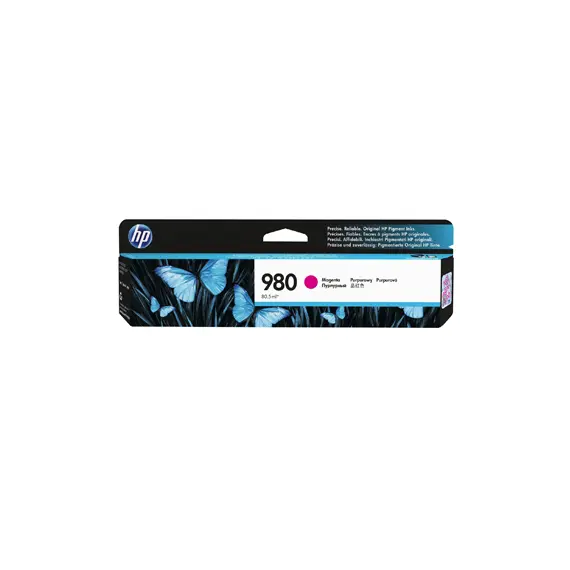 Tinteiro HP 980 Magenta D8J08A 80,5ml 6600 Pág.