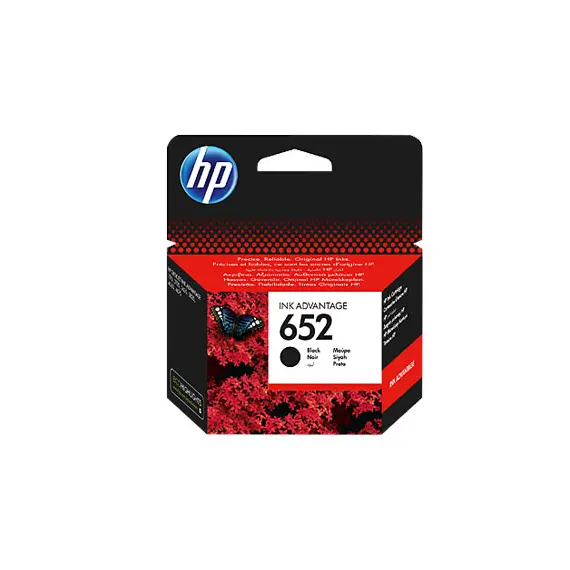 Tinteiro HP 652 Preto F6V25A 360 Pág.
